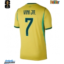 Brasil Vinicius Junior #7 Hjemmedrakt VM 2026 Kortermet